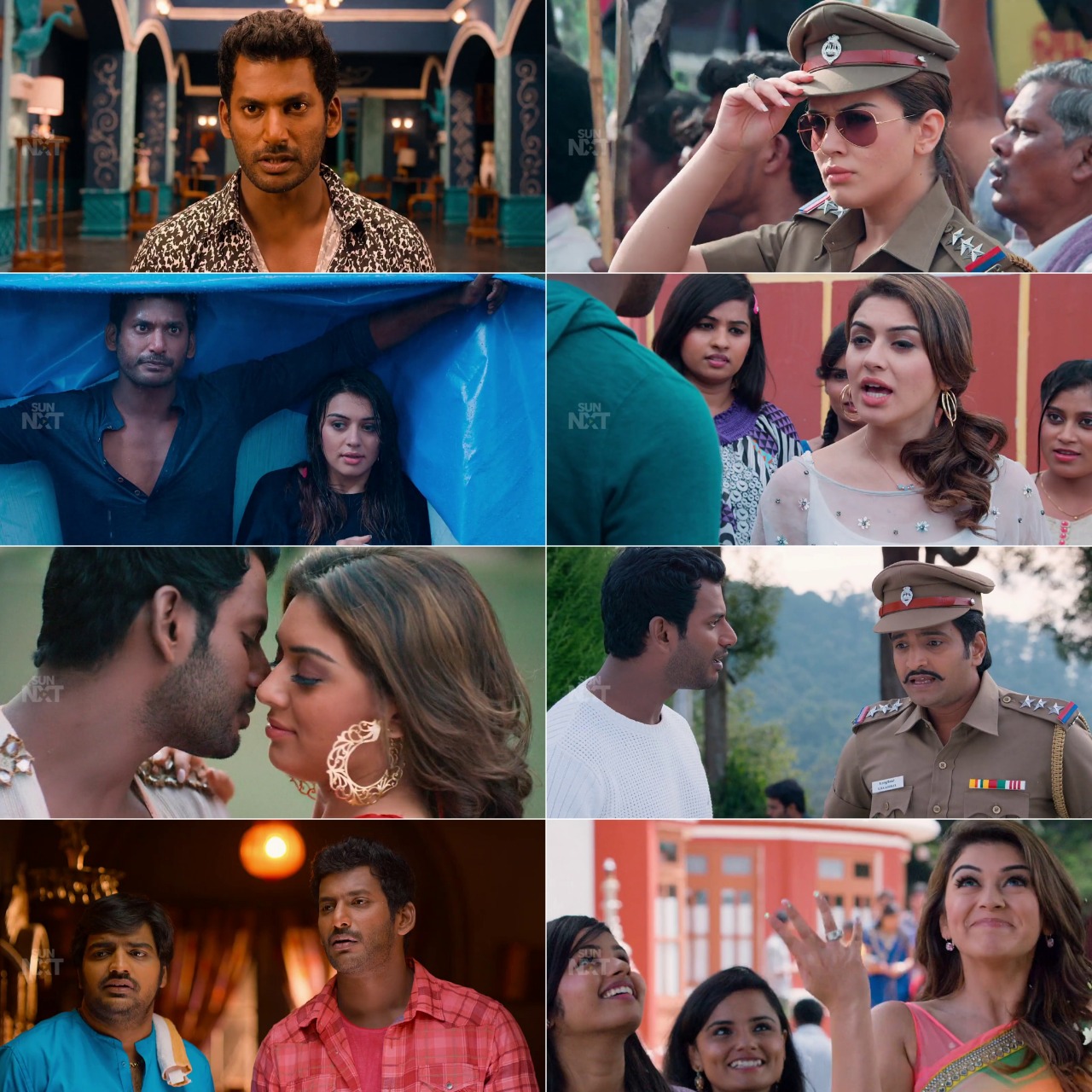 Aambala (2015) {Hindi + Tamil} Dual Audio UnCut Movie HD ESub Screenshot