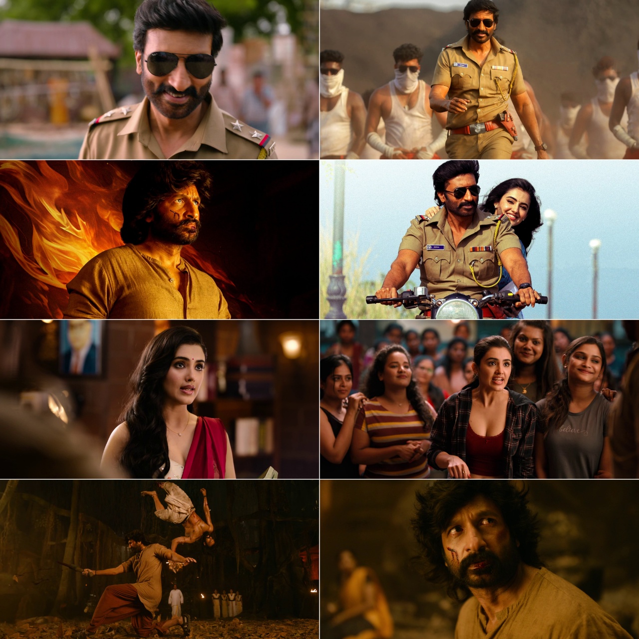 Bhimaa (2024) (Hindi + Telugu) Dual Audio UnCut Movie HD ESub Screenshot