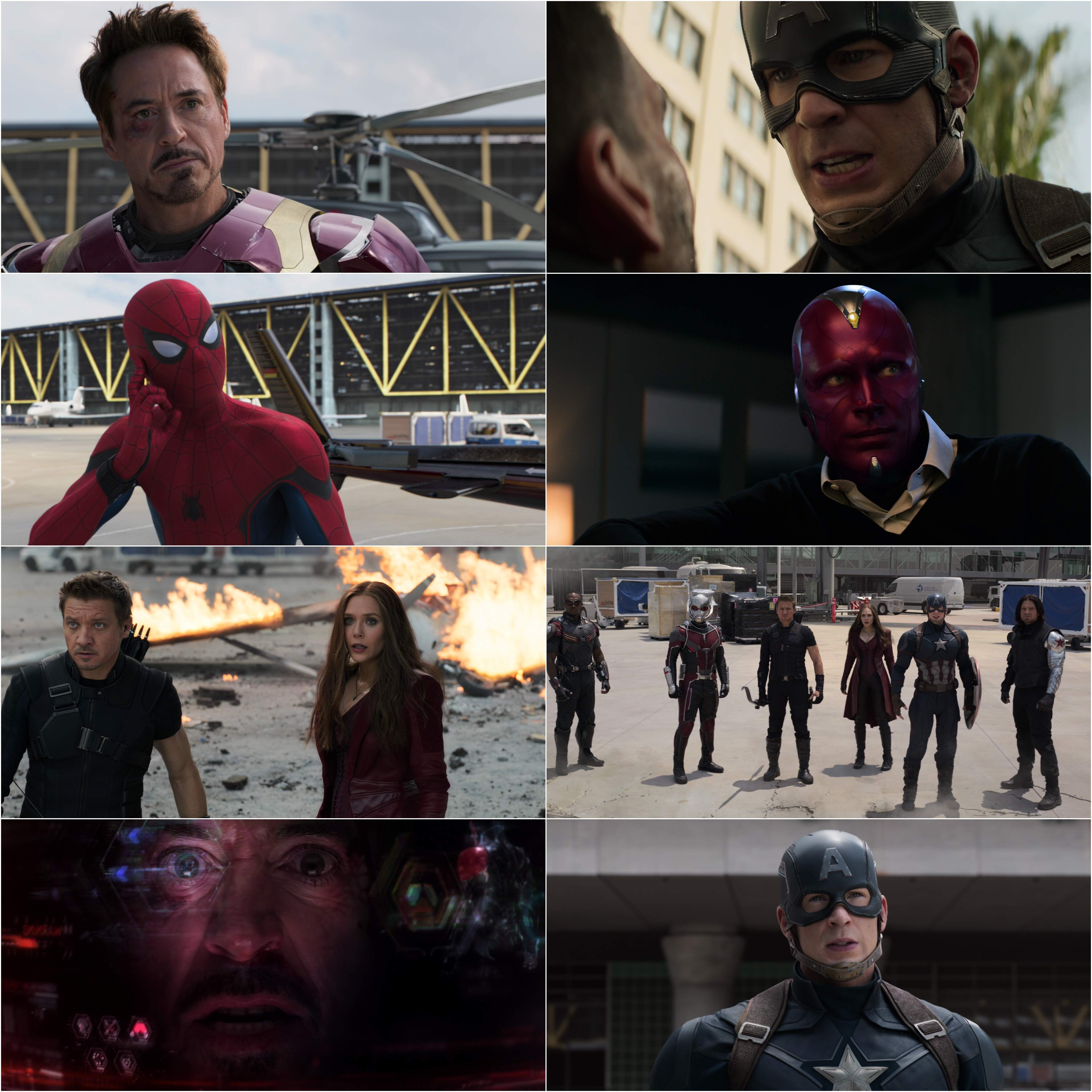 Captain America - Civil War (2016) (Hindi + English) Dual Audio MCU Hollywood Movie BluRay HD ESub Screenshot