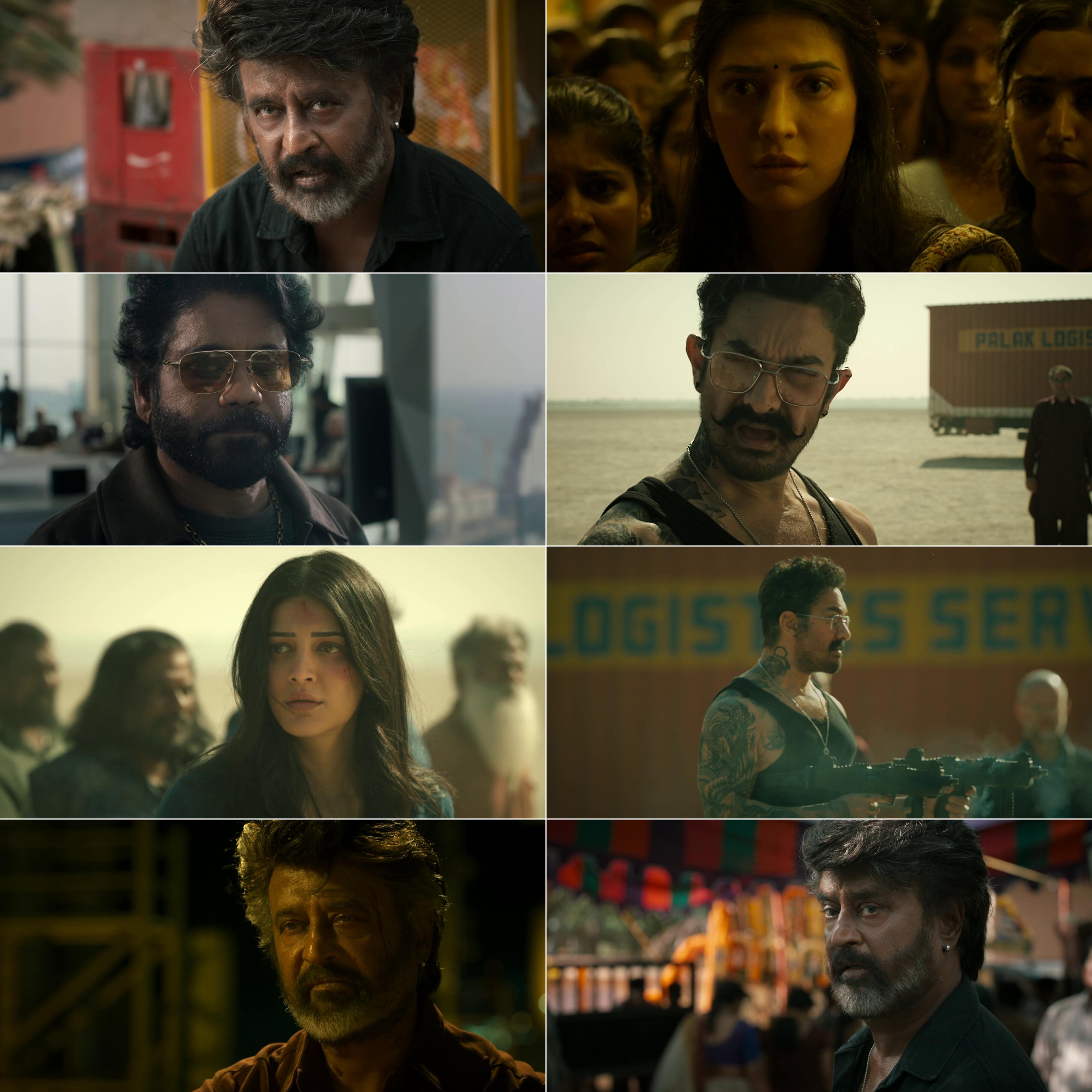 Coolie (2025) (Hindi + Tamil) Dual Audio UnCut South Movie HD ESub Screenshot