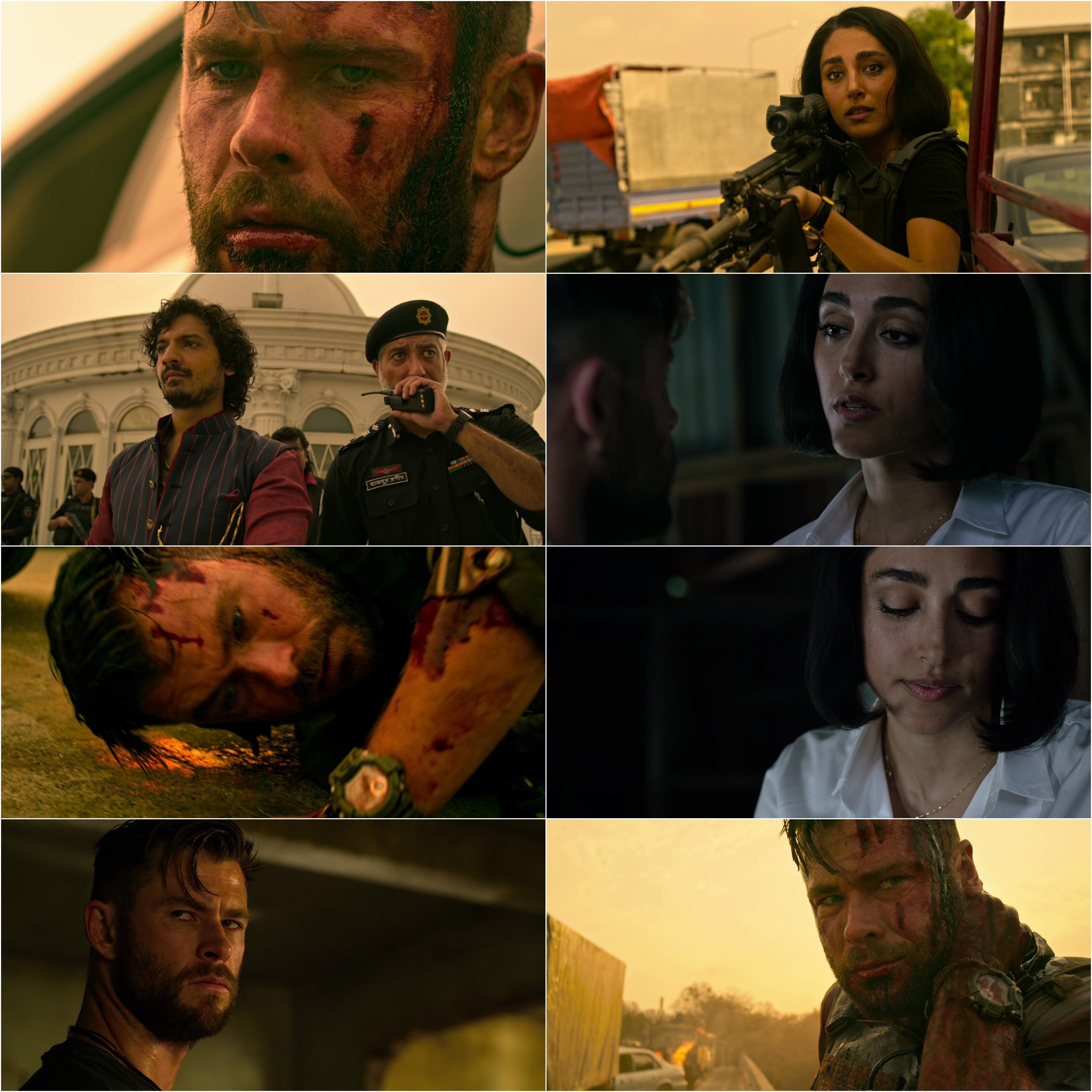Extraction (2020) (Hindi + English) Dual Audio Hollywood Movie HD ESub Screenshot
