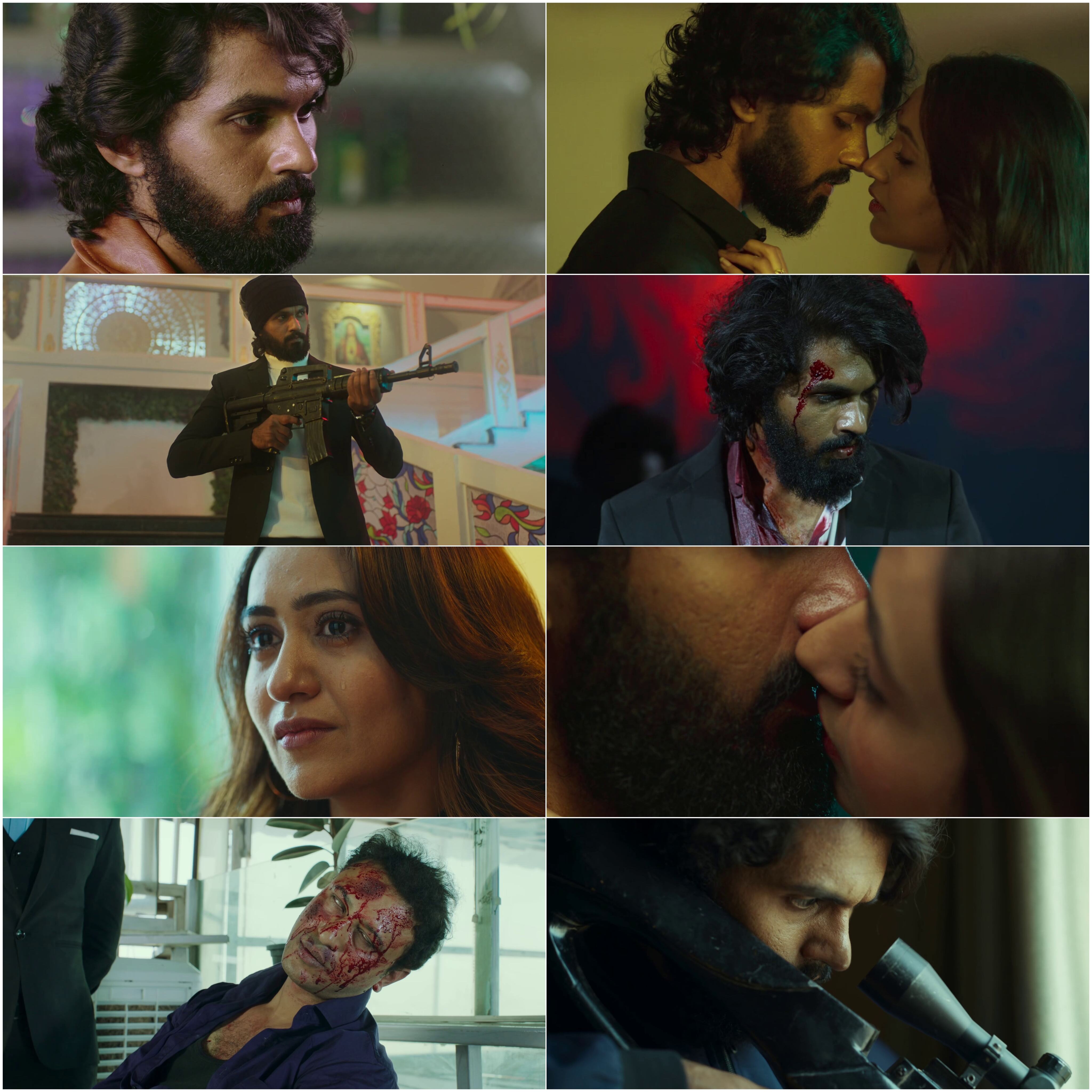 Gangster (2024) (Hindi + Telugu) Dual Audio UnCut South Movie HD ESub Screenshot