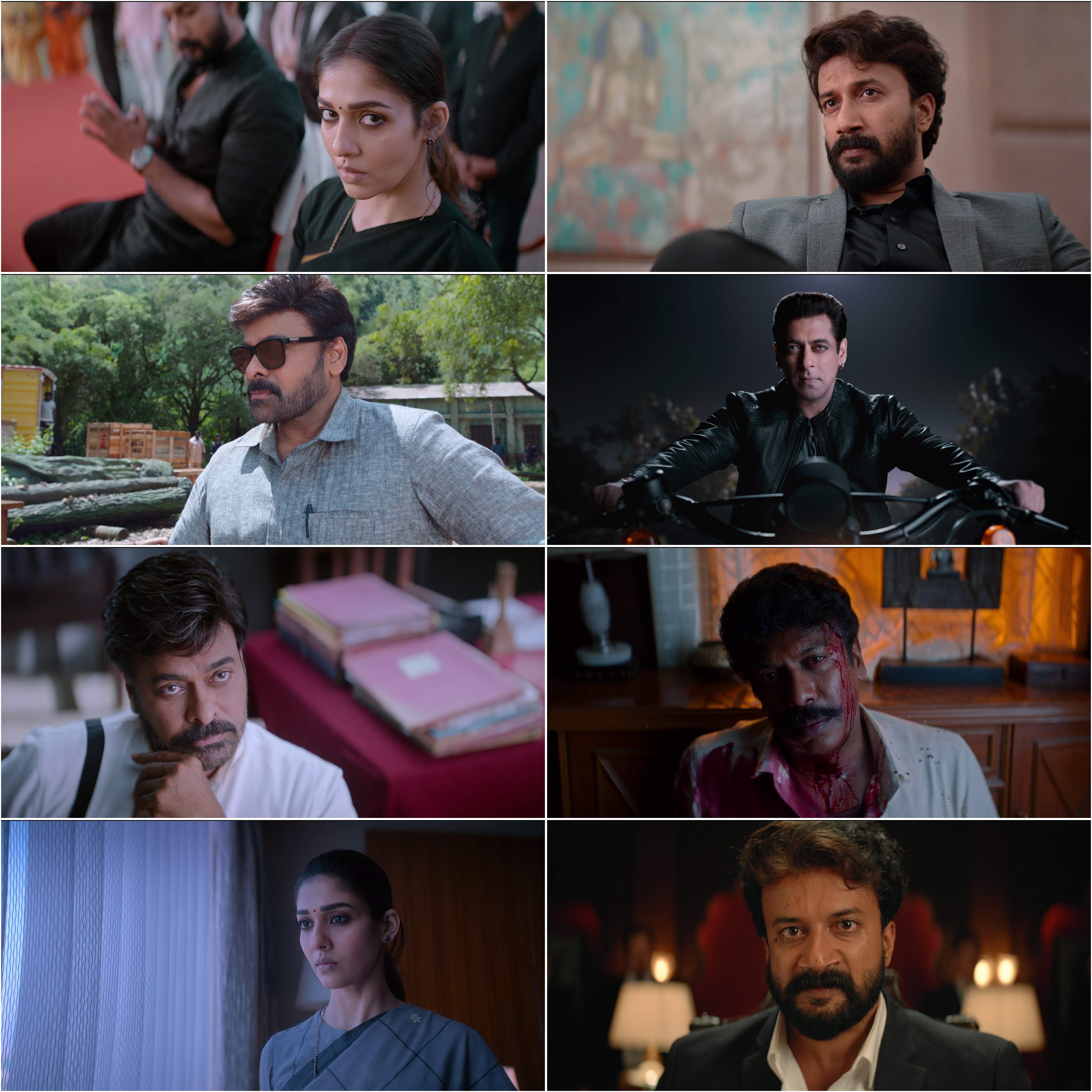 GodFather (2022) (Hindi + Telugu) Dual Audio UnCut South Movie HD ESub Screenshot