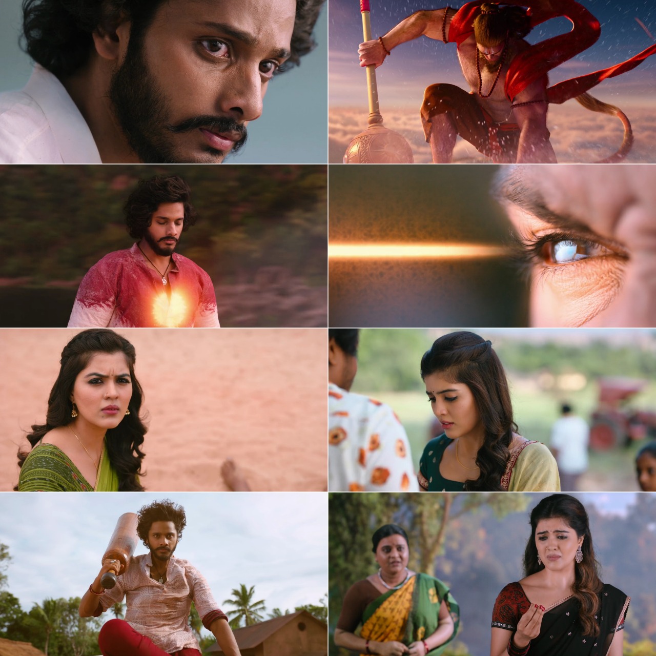 Hanu-Man (Hanuman) (2024) South Hindi Dubbed UnCut Full Movie HD ESub Screenshot