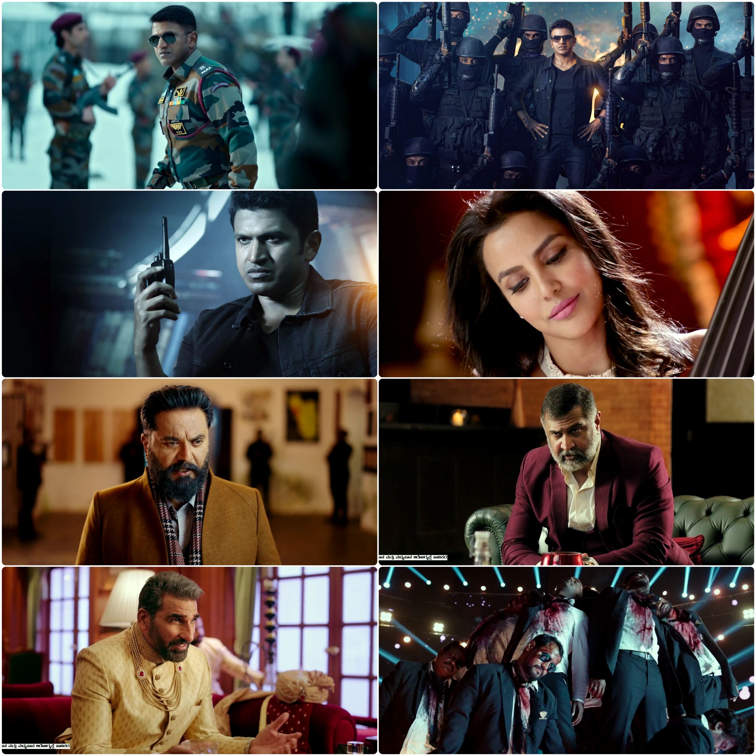 James (2022) (Hindi + Kannada) Dual Audio UnCut South Movie HD ESub Screenshot