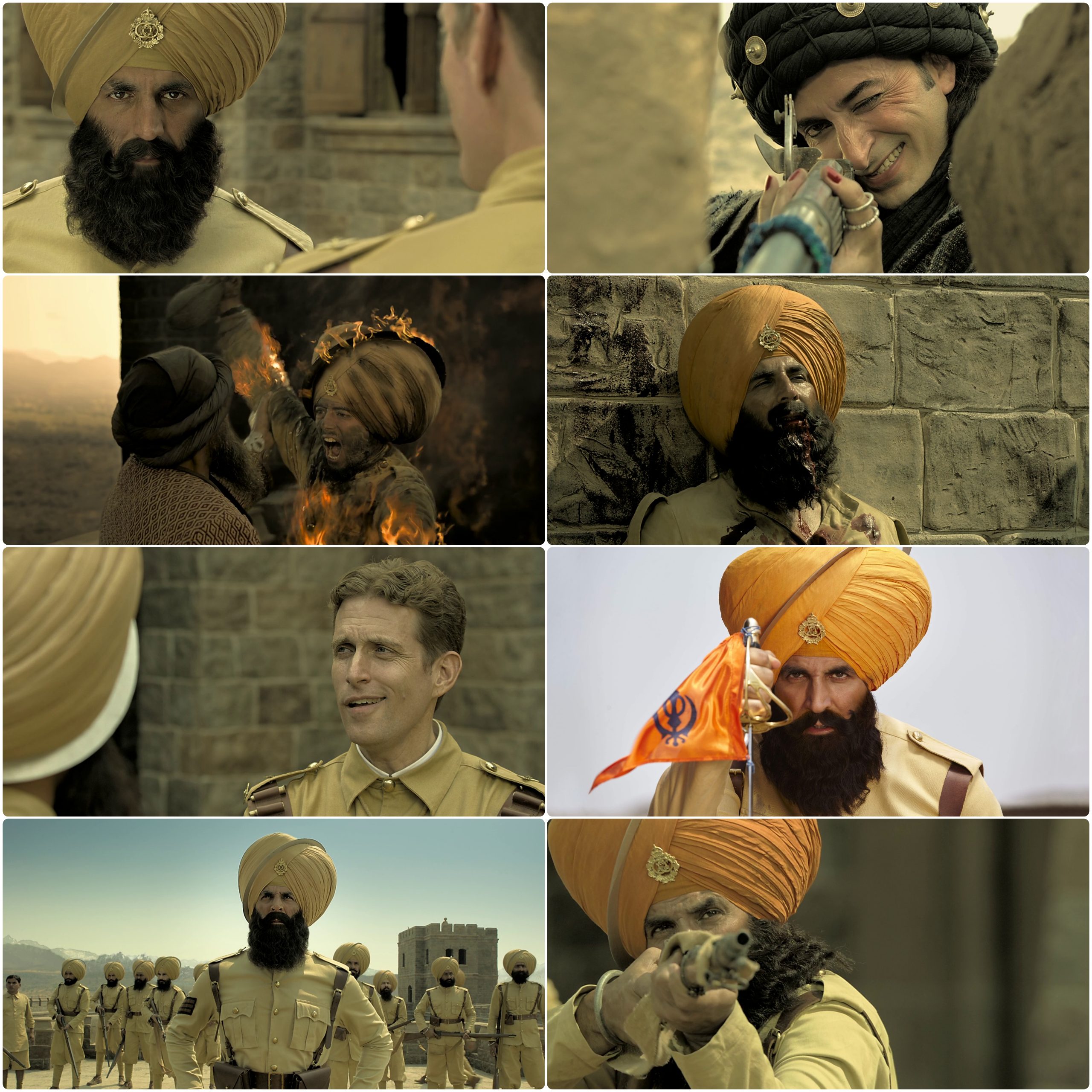Kesari (2019) Bollywood Hindi Movie BluRay HD ESub Screenshot