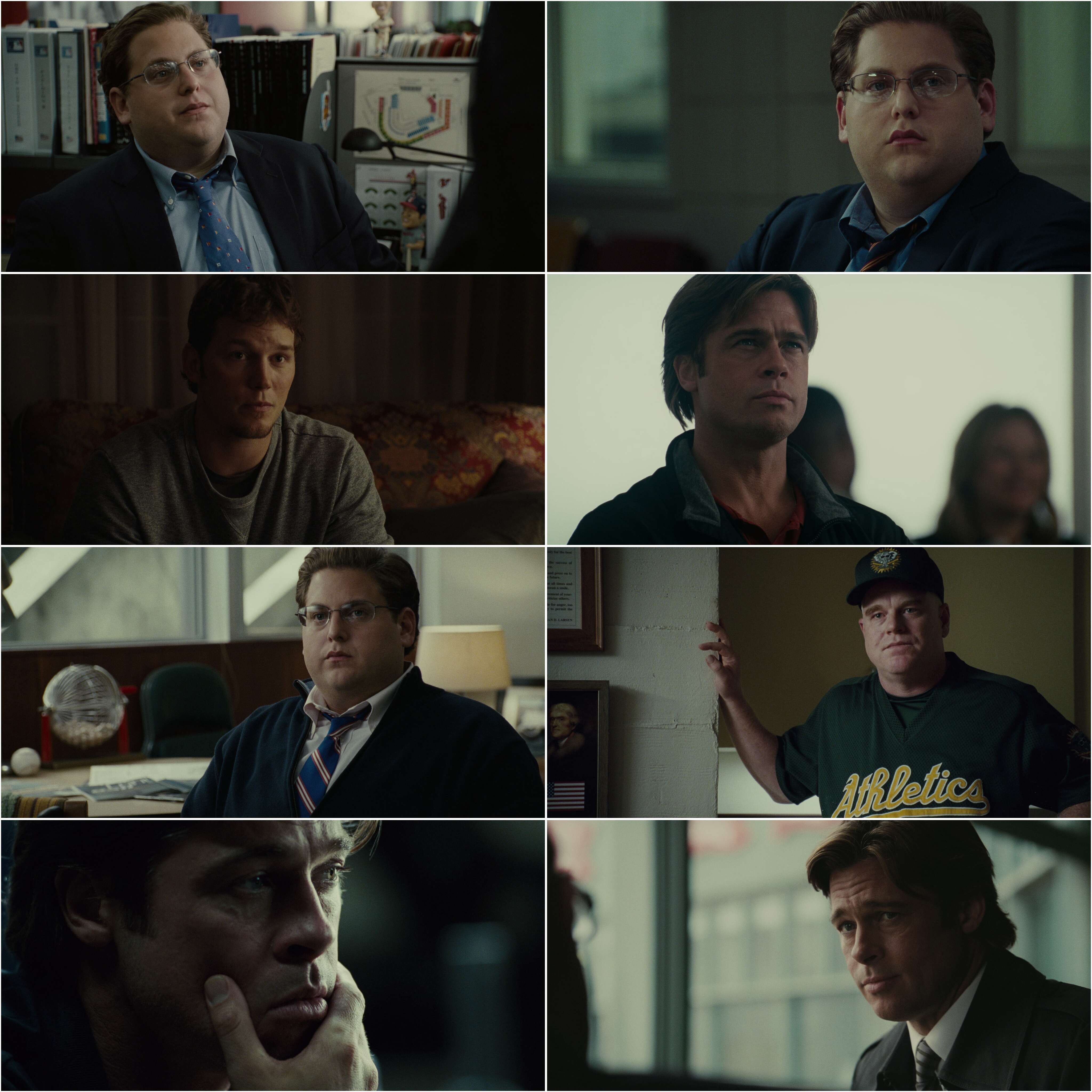 Moneyball (2011) (Hindi + English) Dual Audio Hollywood Movie BluRay HD ESub Screenshot