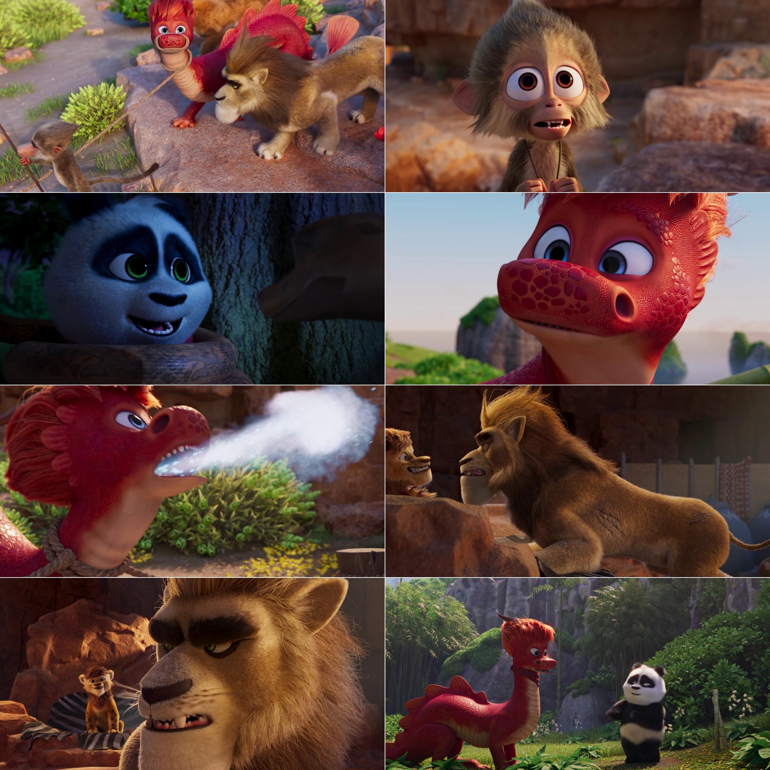 Panda Bear in Africa (2024) (Hindi + English) Dual Audio Animated Movie HD ESub Screenshot