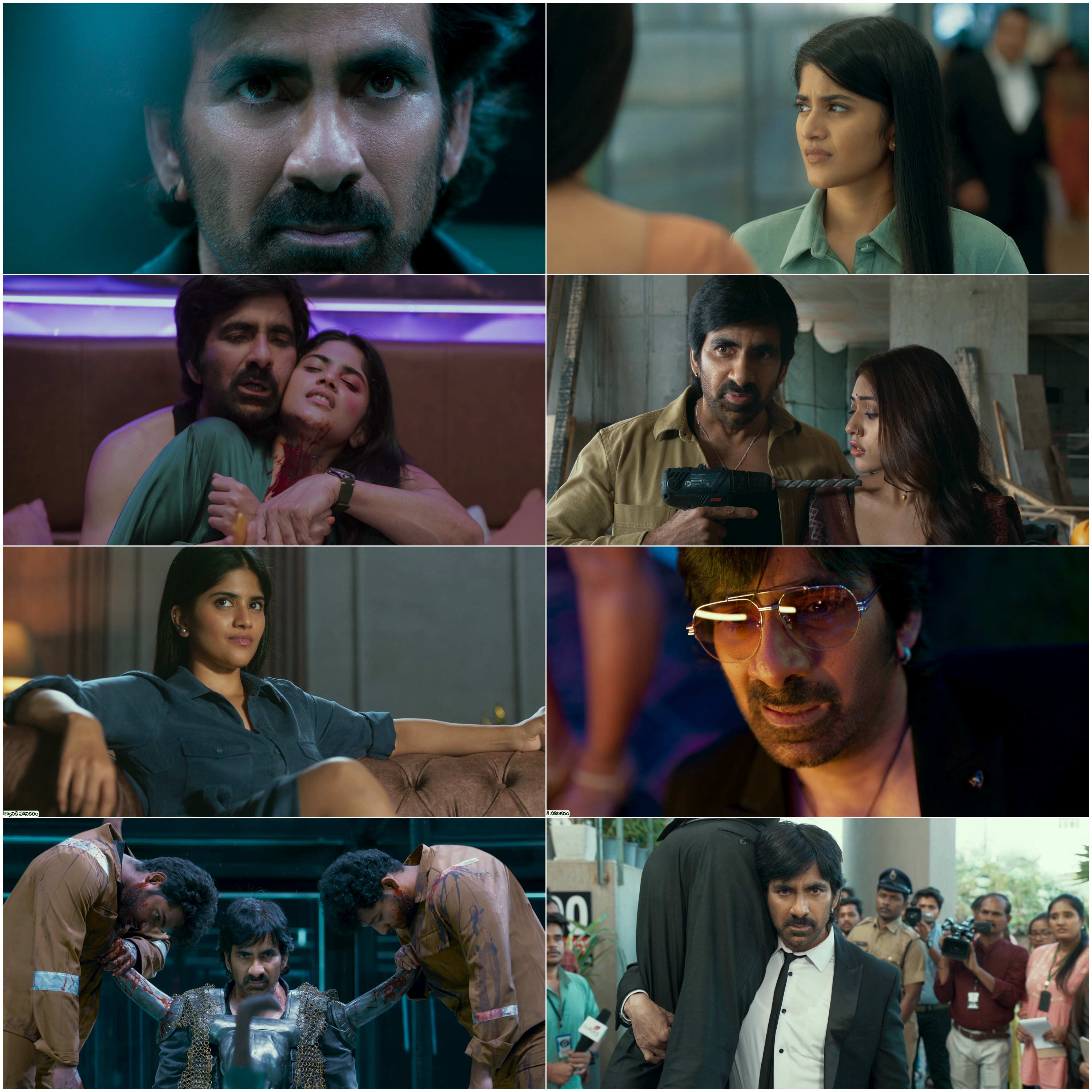Ravanasura (2023) (Hindi + Telugu) Dual Audio UnCut South Movie HD ESub Screenshot