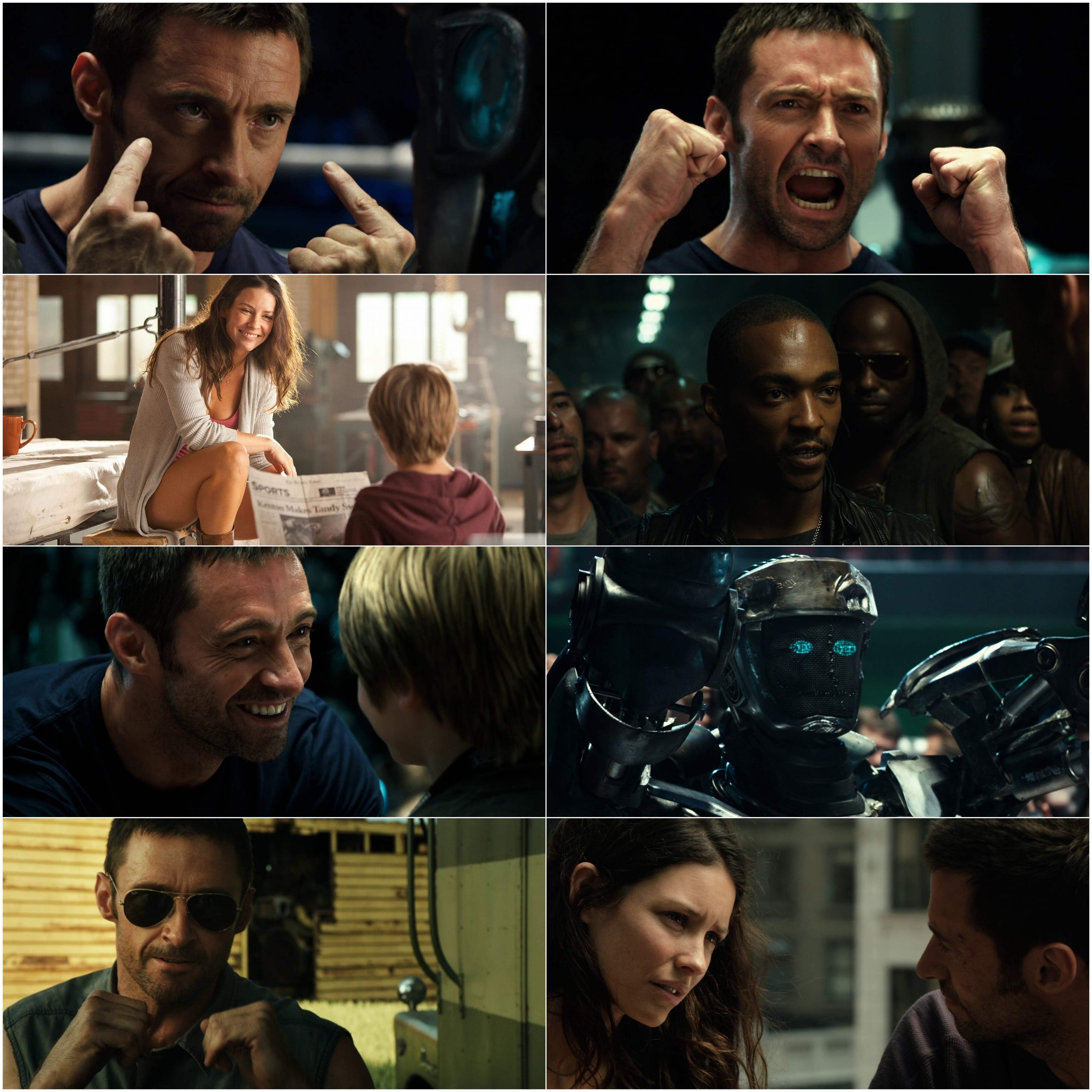 Real Steel (2011) (Hindi + English) Dual Audio Hollywood Movie BluRay HD ESub Screenshot