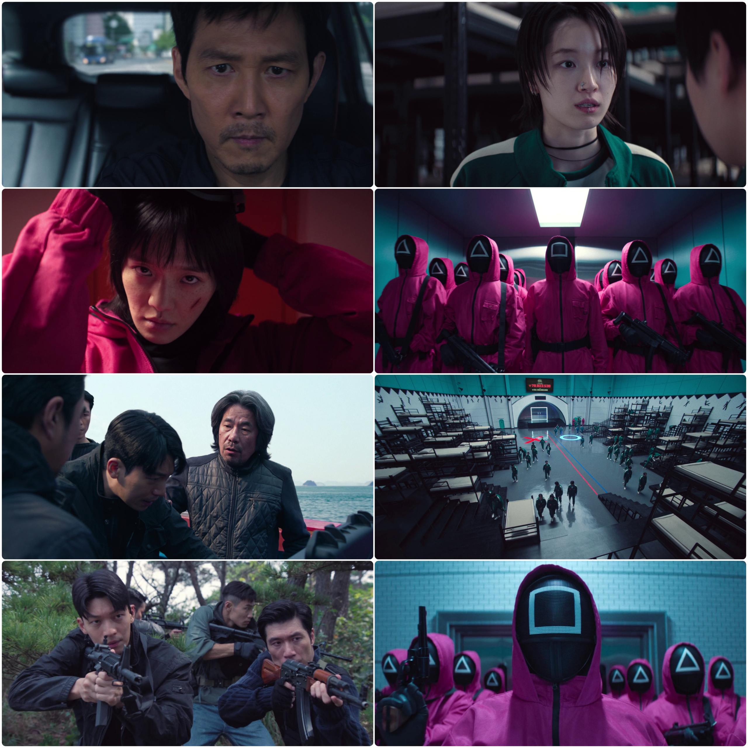 Squid Game S02 (2024) (Hindi + English) Dual Audio Completed Web Series HEVC ESub Screenshot