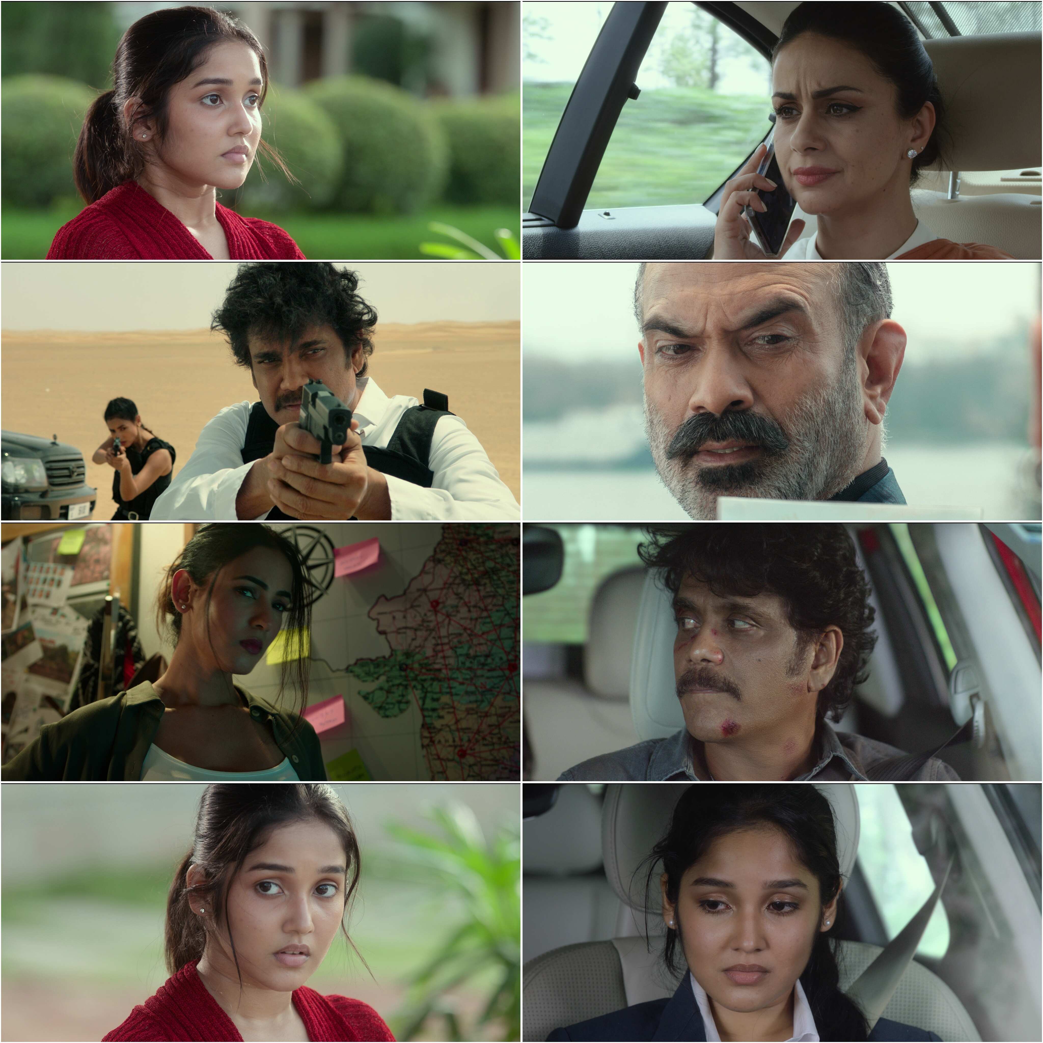 The Ghost (2022) (Hindi + Telugu) Dual Audio UnCut South Movie HD ESub Screenshot