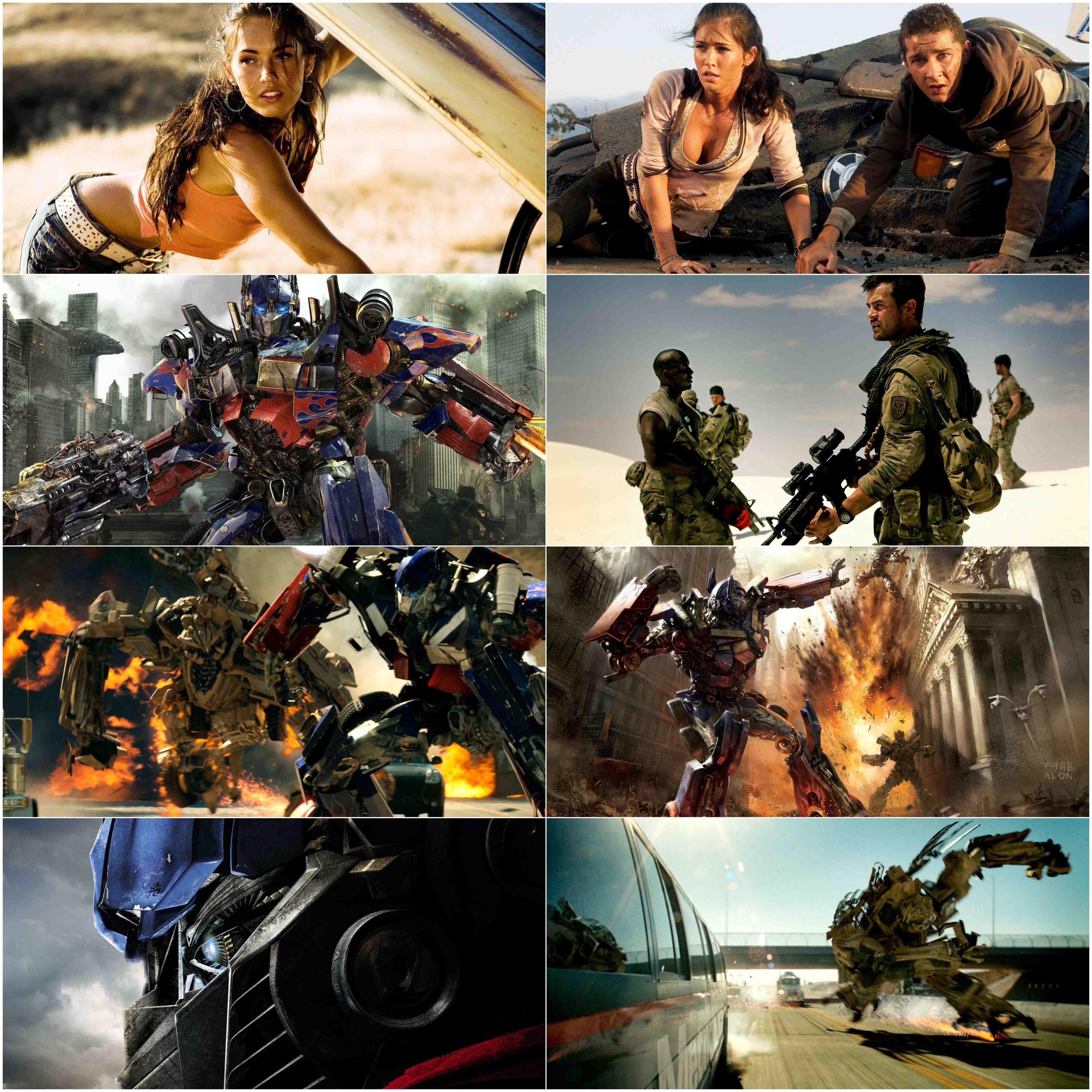 Transformers (2007) (Hindi + English) Dual Audio Hollywood Movie BluRay HD ESub Screenshot