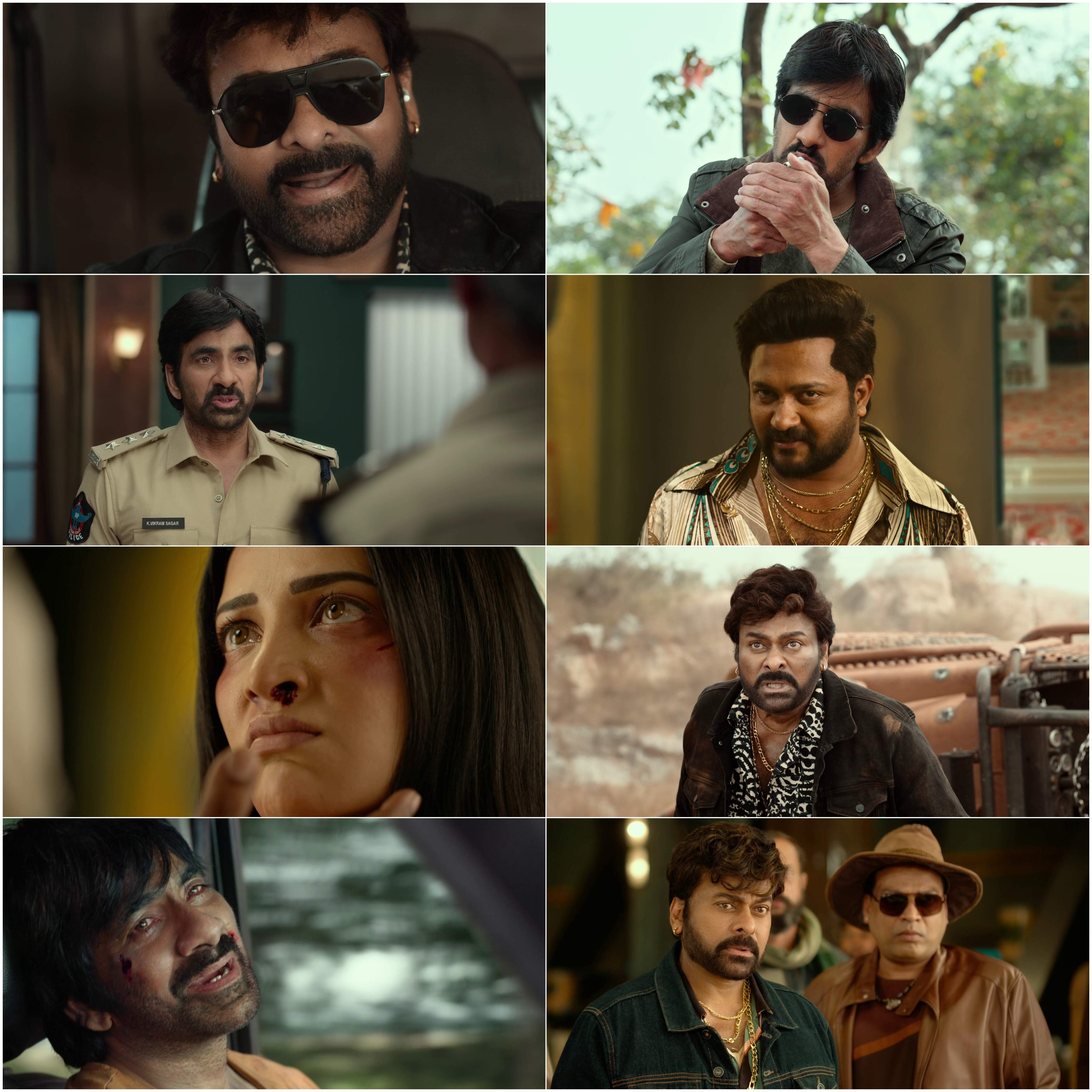 Waltair Veerayya (2023) (Hindi + Telugu) Dual Audio UnCut South Movie HD ESub Screenshot